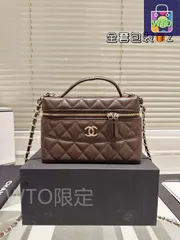 【今日特価】Chanel シャネル 25C ロングボックス メイクバッグ ウエストラインが芸術的にデザインされている-WTO輸入2