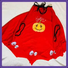 訳あり　魔女　かぼちゃ　ハロウィン　コスプレ　子ども