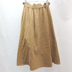 ◇ RETRO　GIRL　レトロガール リバーシブル　チェック柄　ロング丈 フレア スカート サイズM ブラウン レディース E  【1303090014193】