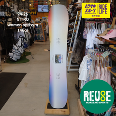 【ムラスポ公式】NITRO ナイトロ　 WOMENS OPTISYM　146cm　24-25　ジュニア　レディース　極上品　スノーボード　中古品（USED）