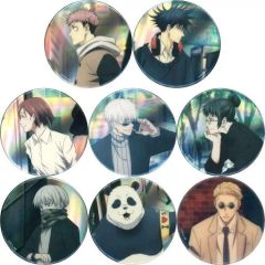 全8種セット 呪術廻戦 オーロラ 缶バッジ MAPPA 10th 五条 他 - メルカリ