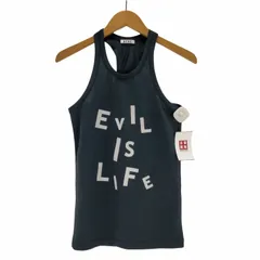アクネ Acne ポルトガル製 EVIL IS LIFEタンクトップ レディース JPN：XS のサムネイル