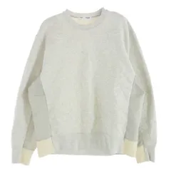 TOGA トーガ 24AW TZ242-JL987 TOO Embroidery sweatshirt ナイロン切替 刺繍 プルオーバー スウェットシャツ グレー系 S【中古】のサムネイル