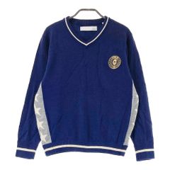 近年✨12 VTWELVE トップス ゴルフウェア ニット 長袖 ブルー L - メルカリ