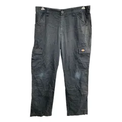 Dickies ワークパンツ W36 ディッキーズ ダブルニー カーゴパンツ ビッグサイズ ブラック 古着卸 アメリカ仕入 2501-1183