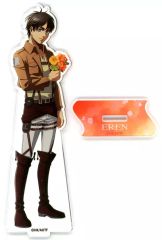 [Used] Acrylic Stand・Acrylic panel Eren Yeager(Adult) Acrylic Stand past and future version Attack Titan" Animate exclusive