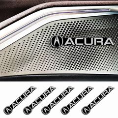 【人気商品】(アキュラ) カッコいい エンブレム 装飾 金属 MDX RDX スピーカーステッカー アキュラ 5枚