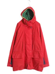 【お得なクーポン配布中!】 90s ★ ポロ ラルフローレン コットン マウンテン パーカー ジャケット メンズ L 90年代 POLO フリース ライナー付き マンパ ハーフ コート