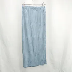 ◇ ⊂ apart by lowrys ウエストゴム ロング丈 セミタイト スカート サイズF ブルー系 レディース E  【1502180006555】