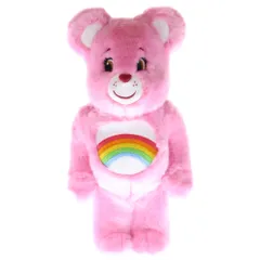 MEDICOM TOY (メディコムトイ) BE@RBRICK Cheer Bear Costume Ver. 400% Care Bears ベアブリック チアベア ぬいぐるみ フィギュア 人形 ケアベア ピンク