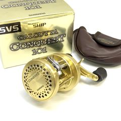 未使用 SHIMANO シマノ 01カルカッタコンクエスト 101 015662 ベイトリール 釣具 フィッシング 釣り つり アウトドア ◇TA2739