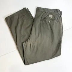 90's USA製 POLO by Ralph Lauren 初期タグ Polo CHINO PANT ポロ ラルフローレン ツータック チノ パンツ サイズ 38 メンズ 古着 b25052171【チノパンツ】