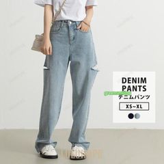 デニムシャツ ダンガリーシャツ ストライプ アシンメトリー 長袖