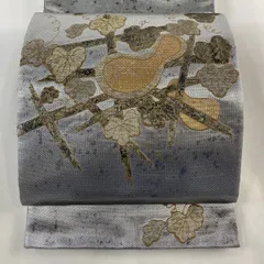 伝統箔匠　綴螺鈿織　手織り　般若　螺鈿　袋帯　着物　052w p 伝統箔匠 綴螺鈿織 手織り 般若 螺鈿 袋帯 着物 052w p