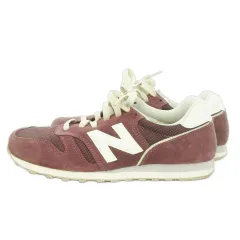 ニューバランス NEW BALANCE ML373 スニーカー シューズ ローカット レースアップ スエード メッシュ ロゴ 27.5cm 紫 パープル ML373QL2 /MN4 ■GY19