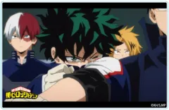 【中古】アクリルスタンド・アクリルパネル 緑谷出久(E) 「僕のヒーローアカデミア トレーディング場面写アクリルブロック～緑谷出久ver.～」