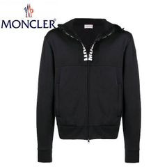 XXL★モンクレール ミトス ビッグロゴ ジップアップパーカー 黒 size5 XXL☆モンクレール ミトス ビッグロゴ ジップアップパーカー 黒 size5