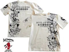 テッドマン/TEDMAN/Mサイズ/半袖Tシャツ/TDSS-528/オフホワイト/エフ商会/新品/送料無料/アメカジ/ミリタリー/DEVIL AIR BOMB