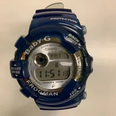 baby-G/G-SHOCK/フロッグマン/ブルー/クリア/BGW-103/美品 - 時計