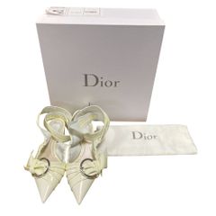 ◆中古品◆ DIOR ディオール パンプス サンダル DIOR CONQUEST ディオール コンクエスト サイズ35 1/2 D アイボリー 箱・保存袋有 V93099NI