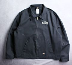 【DICKIES】ディッキーズ ショート丈 ワークブルゾン ブラック 2XLR ビッグサイズ POR OSOS デトロイト