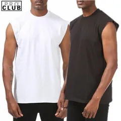 【113】2XL～3XL PRO CLUB (プロクラブ)(ヘビーウェイト) HEAVY WEIGHT MUSCLE SLEEVELESS