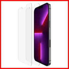 【数量限定】Pro Max用 保護ガラスフィルム 14 強化ガラス 日本AGC旭硝子製 iPhone 0.33mm 簡単取付キット付き 2枚セット Belkin OVA110zz クリア