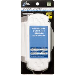 CYBER・シリコンジャケット (PSP-3000専用)  クリアホワイト 日付時間指定不可