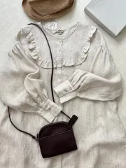 SAMANSA MOS2 限られた リネン ワンピース *未使用