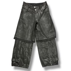 参考上代77000円 FILTH 25SS DOUBLE LAYERED BAGGY DENIM ダブルレイヤードバギーデニム ジーンズ フィルス 3 90789A4