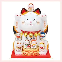 大幅値下げ❗大きな招き猫　置物 楽天市場】特大 招き猫の通販