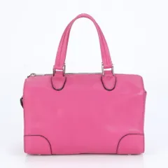 Valextra ピンク ハンドバッグ ボストンバッグ バビラ Valextra ピンク