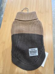 マンダリンブラザーズ　バイカラーニット　ブラウンMサイズ、ブルーM・Lサイズ