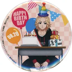 【中古】バッジ・ピンズ 佐野万次郎 マイキー誕生日イラスト 缶バッジ 「東京リベンジャーズ×H.B.M GALLERY」