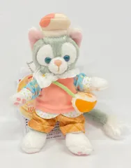 東京ディズニーシー ぬいぐるみバッジ Duffy and Friends ジェラトーニ(オレンジ/Wonderful Kitchen