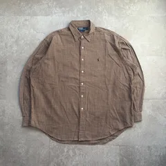 90's Polo Ralph Lauren L/S Check Shirt BRN