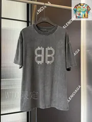 【今日特価】Balenciaga BB Logo Tee バレンシアガ ??短袖 T