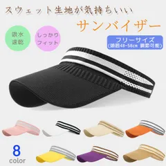 【在庫限り】帽子 サンバイザー 夏 スウェット素材 スポーツ 紫外線 軽量 レディース