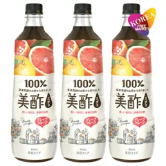 [日本正規品] 美酢 ミチョ グレープフルーツ味 900ml 3本セットのサムネイル