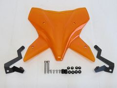 KTM RC390 オレンジ ブラック カウル 持ち手 セット パワーパーツ KTM RC390 オレンジ ブラック カウル 持ち手 セット パワーパーツ