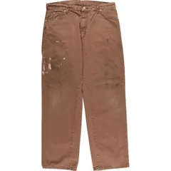 古着 ディッキーズ Dickies Relaxed Fit ダックワークパンツ メンズw37相当/eaa570418