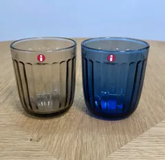 イッタラ　ラーミタンブラー　ウルトラマリンブルーとリネンセット