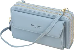 【迅速発送】LeafIn レディース 財布 斜めがけ 携帯ポーチ 軽量 スマホショルダー ショルダーバッグ お財布ポシェット お財布ショルダー ポーチ 斜め掛け 長財布 カードケース スマホポーチ