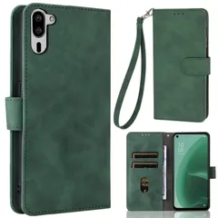 【在庫セール】ソフトバンク シャープ SoftBank カバー シンプルスマホ 5 sumaho5 カバー スマホケース Simply 【AIPITORR】 滑り止め ケース 合成レザー ケース スタンド ストラップホール付き A001SH ストラップ付き 窓