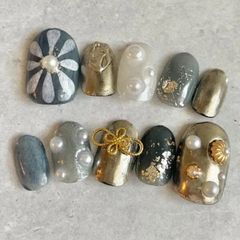 【現品】振袖ネイルチップ