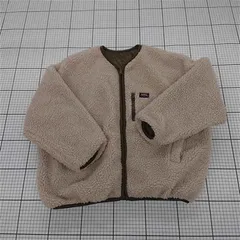 ◇ ⊇ JaVa リバーシブル キッズ 子供 長袖 ブルゾン ジャンパー サイズ160 カーキ系ベージュ系 レディース メンズ E  【1509100080848】