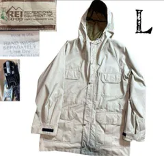 80s 90s USA製REI マウンテンパーカーＬ　薄手