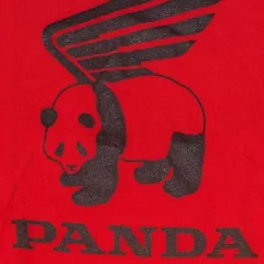 #面白い　#パンダ　#赤　#サイズM　#ギャグ　#Tシャツ　#かわいい　#受ける　#古着