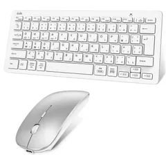 新品 Ewin 日本語配列 キーボード ワイヤレス マウスセット bluetooth キーボード ios android Windows mac四つシステム対応 ipad iphone スマホ パソコン タブレット 三つデバイス自由に切替え 3段階DPI ブル