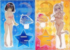 【中古】アクリルスタンド・アクリルパネル [単品] 石川弥栄＆本郷虹夢 アクリルフィギュア 「PS4/Switchソフト AMBITIOUS MISSION 完全生産限定版」 同梱特典